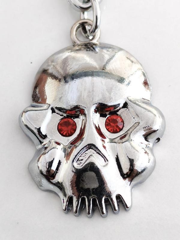 Kırmızı Gözlü İskeletor Kafatası metal Anahtarlık - Image 1