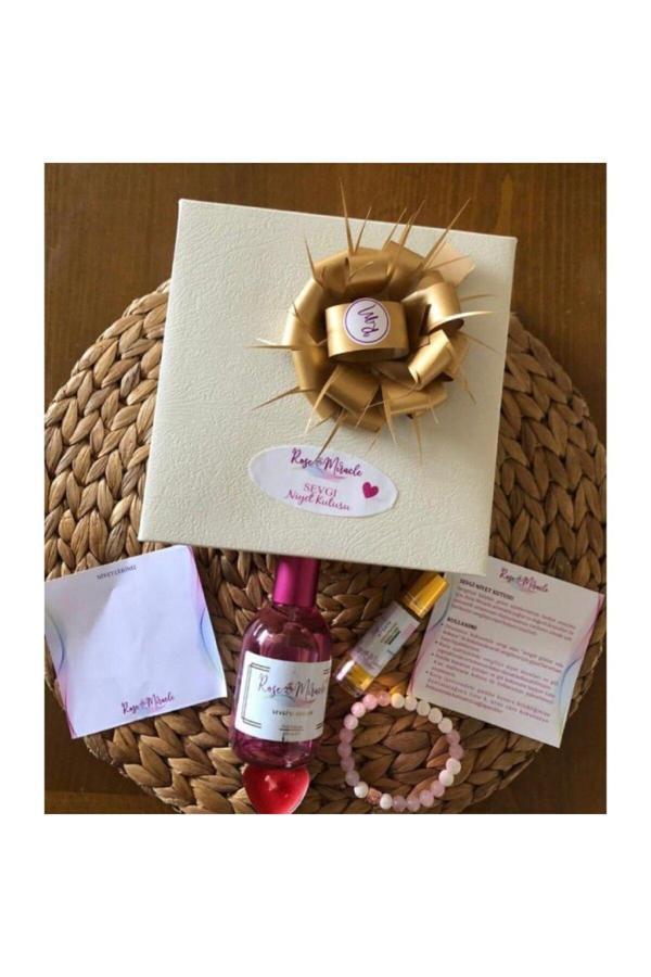 Rose Miracle Sevgi Niyet Kutusu | Oda Kokusu, Mum, Bileklik, 4Th Gate Roll-On - Image 1