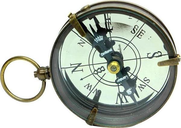 Pusula Bronz Dekoratif Hediyelik - Image 1