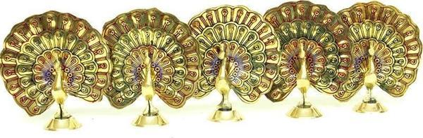 Tavuz Kuşu 4" 5'li Set Dekoratif Hediyelik - Image 1