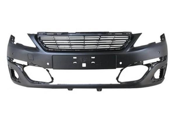 2015-2017 Peugeot 308 Ön Tampon Siyah (Astarlı Üst Panjurlu Sensör Delikli-Far Yıkamasız(Actıve Mode - Image 1