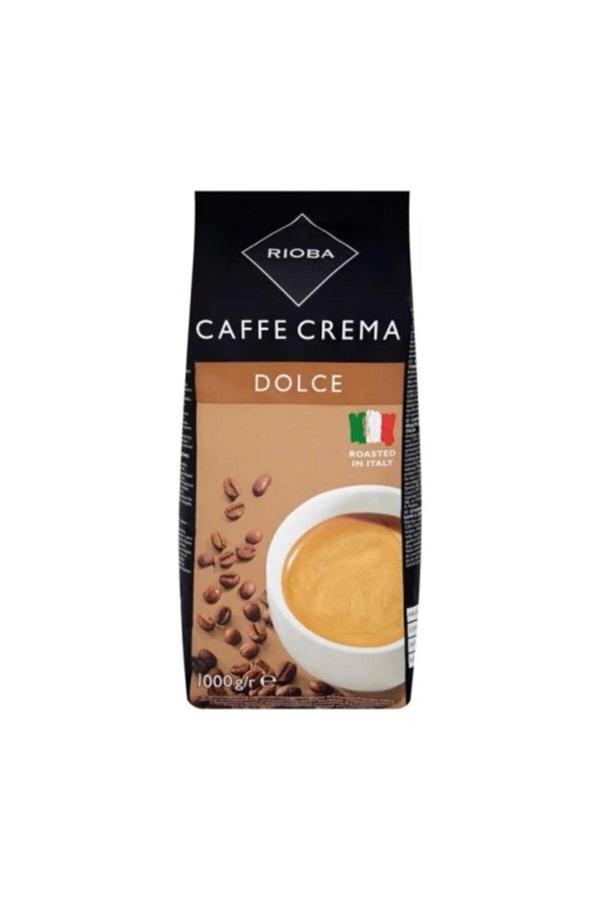 Rioba Caffe Crema Dolce %80 Arabica %20 Robusta Espresso Çekirdek Kahve - 1000 Gr - Image 1