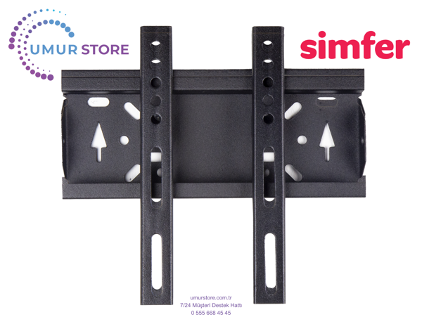 Simfer 43sfs4n 43" Uydu Alıcılı Full Hd 19”- 43” inç Lcd Led Ekran Tv Sabit Askı Aparatı - Image 1