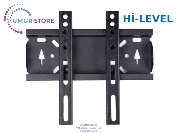 Hi-Level 43HRT900 43" Uydu Alıcılı 4K Ultra HD Smart 19”- 43” inç Lcd Led Ekran Tv Sabit Askı Aparat - Image 1