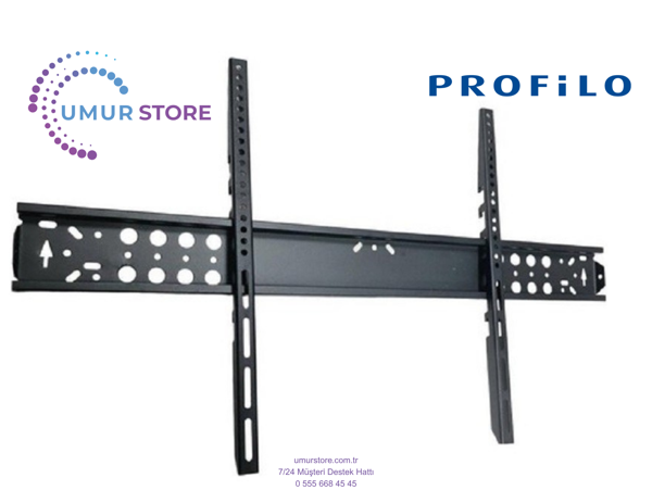 Profilo 85PA725EQG 4K Ultra HD 85" Uydu Alıcılı Android Smart QLED 70-100 inç Sabit Lcd Led Tv Duvar - Image 1