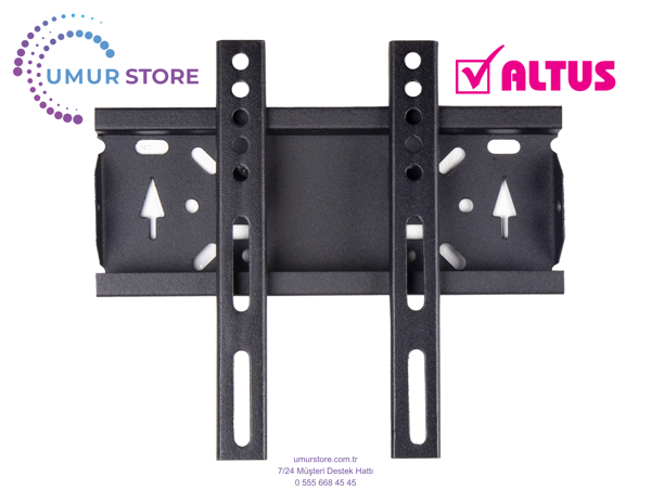 Altus AL32 6023 32" 60Hz Uydu Alıcılı Hd 19”- 43” inç Lcd Led Ekran Tv Sabit Askı Aparatı - Image 1