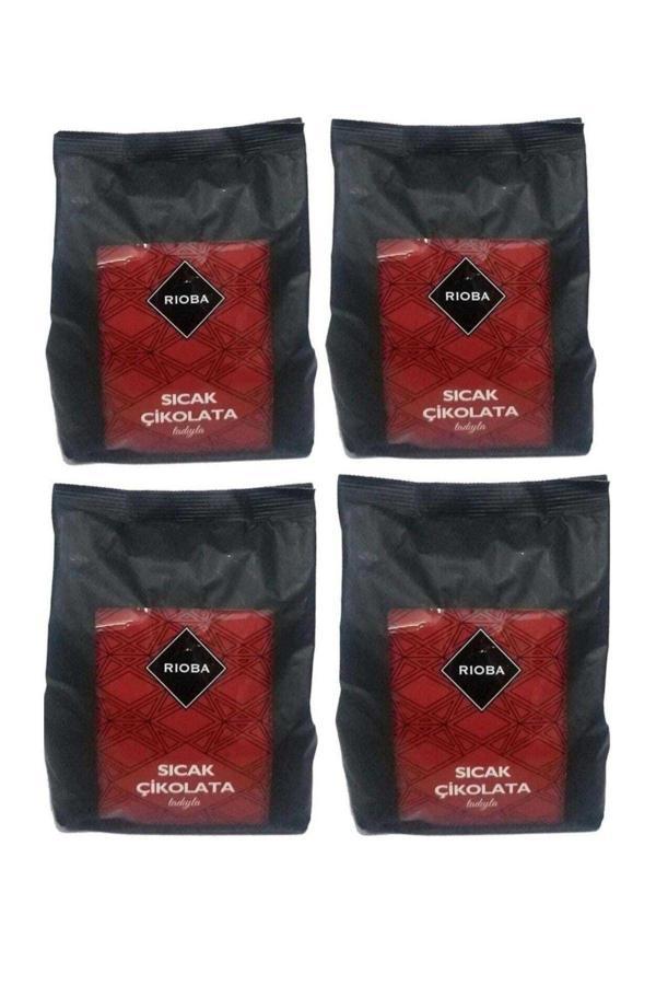 Rioba Sıcak Çikolata 1 Kg X 4 Adet, Kakaolu Sütlü Içecek Tozu 1000 Gr X 4 Adet - Image 1