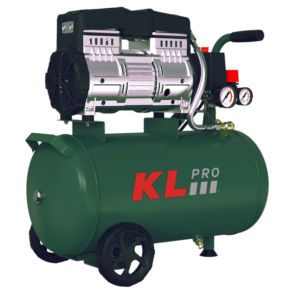 Klpro KLK25SH 8 Bar 24 Litre 2Hp Sessiz ve Yağsız Hava Kompresörü - Image 1