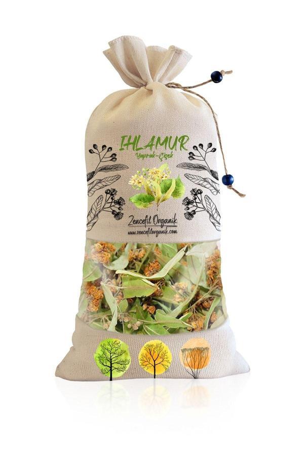 Bez Torba Yaprak Çiçek Karışık Ihlamur 80 Gr. Yaprak Ihlamur - Image 1