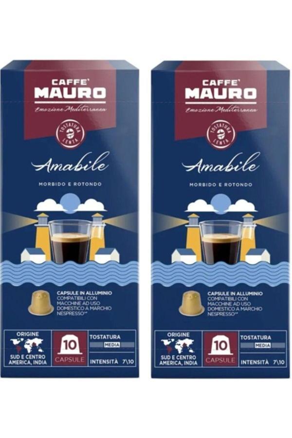 Caffe Mauro Amabile Nespresso Kapsül kahve 20 kapsul - Image 1