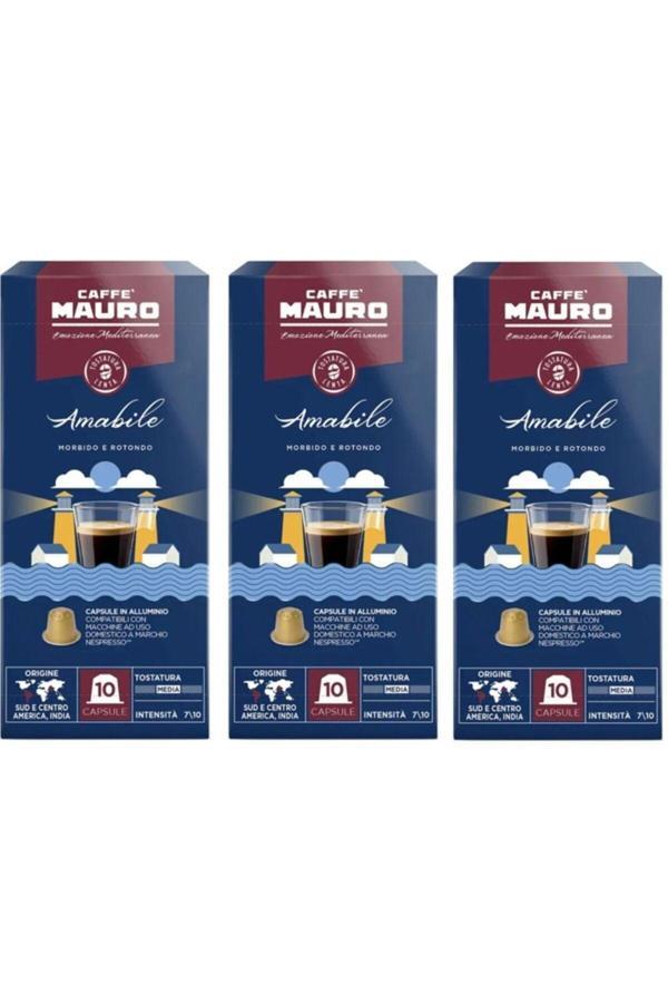 Caffe Mauro Amabile Nespresso Kapsül kahve 30 kapsul - Image 1