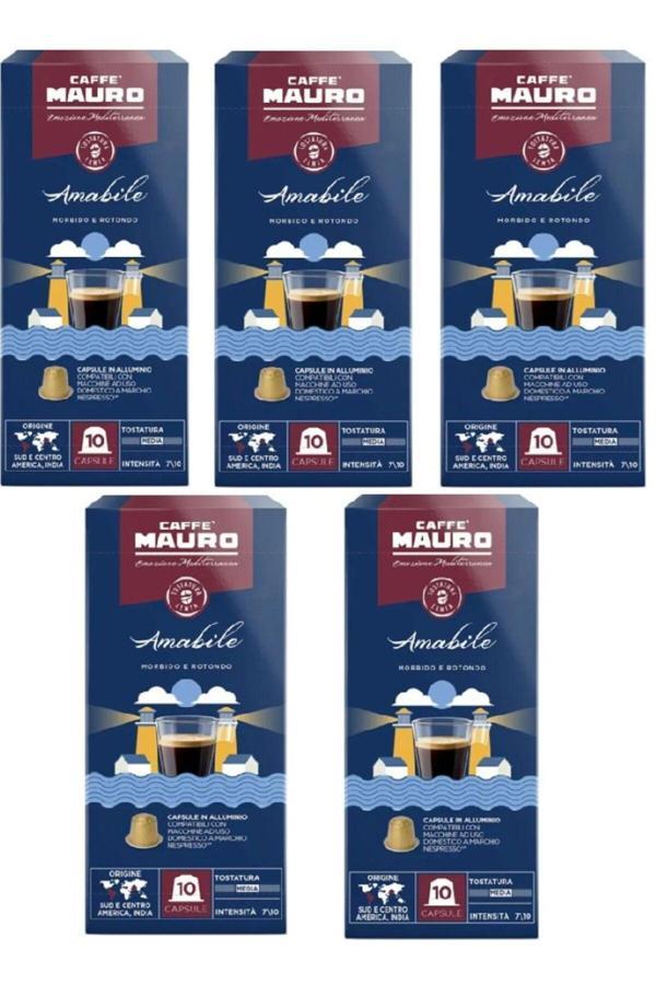 Caffe Mauro Amabile Nespresso Kapsül kahve 50 kapsul - Image 1