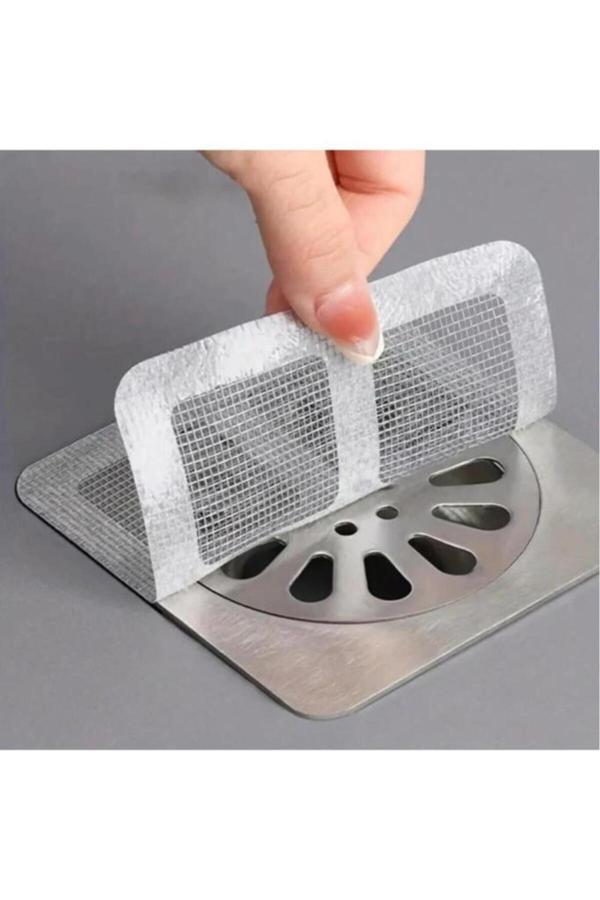 Mucit homeYapışkanlı Kullan At Lavabo Banyo Mutfak Duş Gider Saç Kıl Tüy Toplayıcı Tel Süzgeç - Image 1