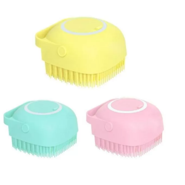 Mucit Home   Şampuan Hazneli Kedi Köpek Yıkama Kesesi, Masaj Yapan Hayvan Yıkama Fırçası - Image 1