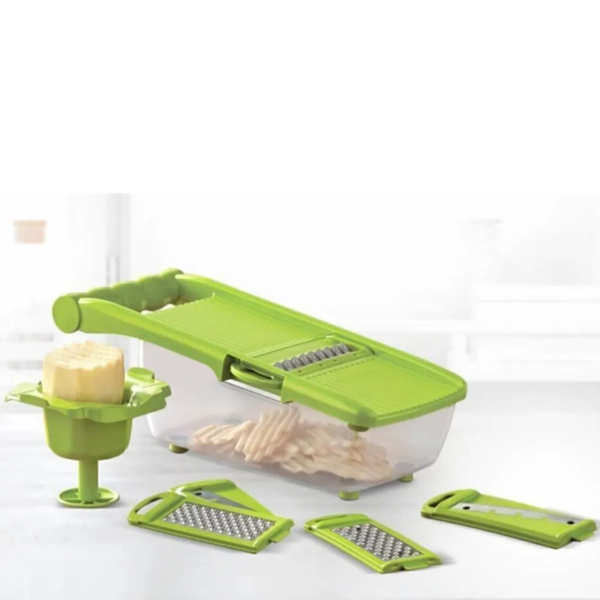 Mucit Home   Şarjörlü 5 Aparatlı Rende Yeşil - Image 1