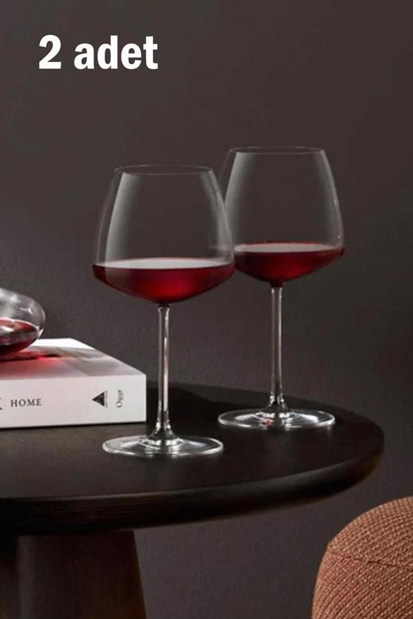 Paşabahçe 2 li Nude Glass 66093 Mirage 570 Cc Kırmızı Şarap Bardağı - Image 1