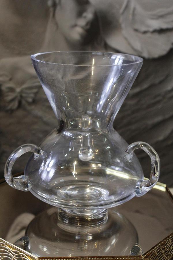 Paşabahçe Denizlicam El İmalatı Kristal Dekor Bombeli Vazo 1 Adet 1027883 23846 - Image 1