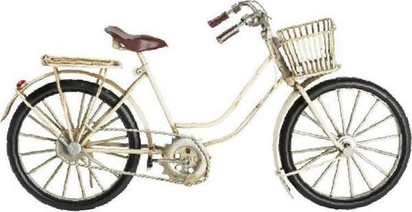 Metal Bisiklet Sepetli Dekoratif Hediyelik - Image 1