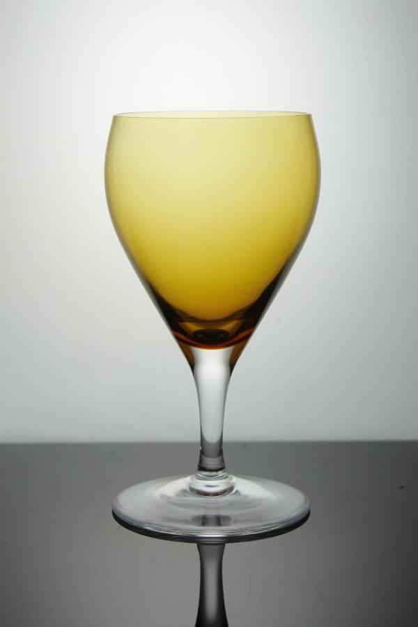 Paşabahçe Denizli Cam El İmalatı Amber Kristal Şampanya Kadehi 1 Adet 1008151 31542 (ÜRÜN ADET SATILMAKTADIR) - Image 1