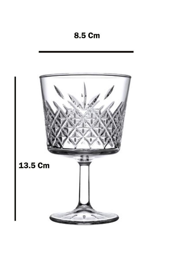 Paşabahçe 440456 Timeless 4'lü Ayaklı Kokteyl Bardak 270 cc - Image 1