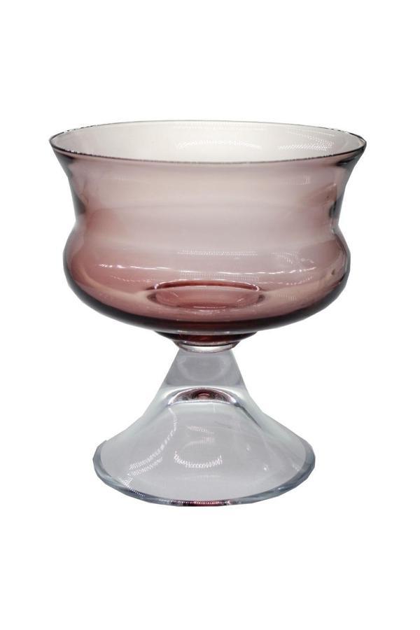 Paşabahçe El İmalatı Kristal Ayaklı Kase 1 Adet 90602 - Image 1