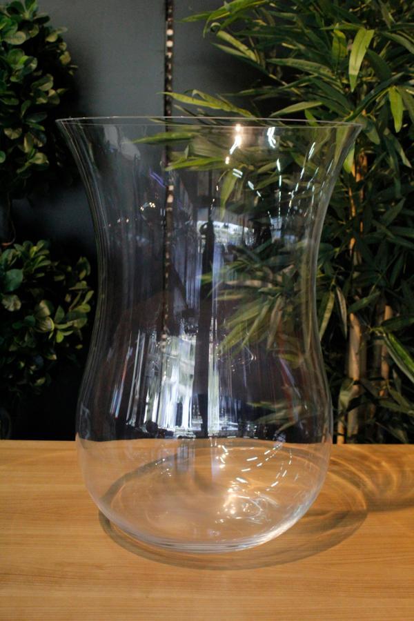 Paşabahçe El İmalatı Kristal Büyük Boy Çay Bardağı Dekorlu Vazo 38060 - Image 1