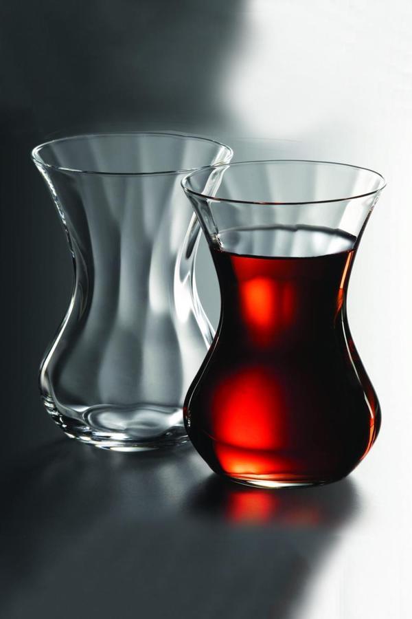 Paşabahçe Emirgan Nude Kristal 6 lı Çay Bardak 64071 145 cc - Image 1