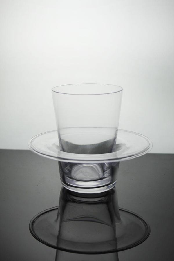 Paşabahçe El İmalatı Kristal Tabağı Geçmeli Çay Bardağı 1 Adet  91227 - Image 1