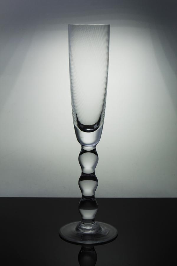 Paşabahçe Denizlicam El İmalatı Kristal Optikli Şampanya Kadeh 1 Adet 555856 31073 - Image 1