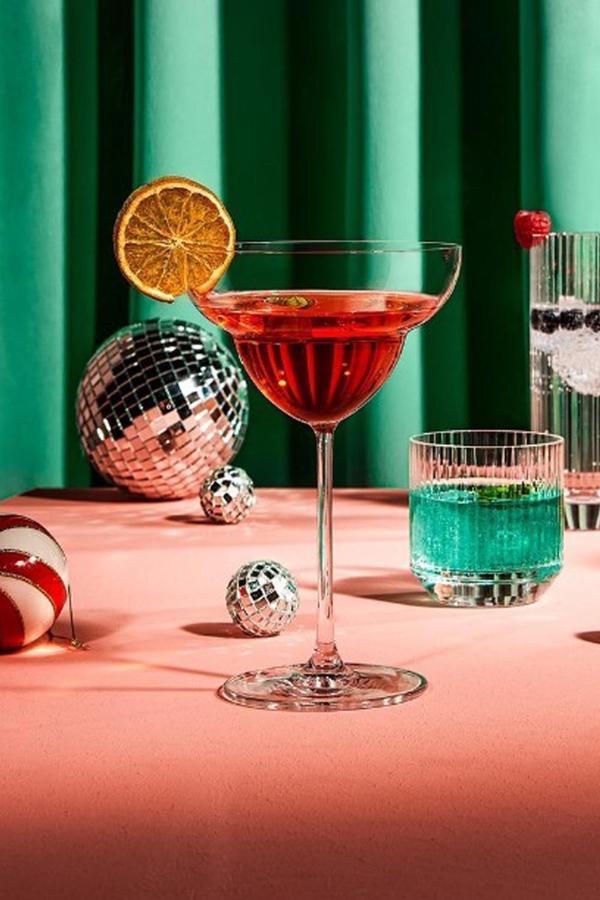 Paşabahçe 66120 Kristal 2 Li Nude Vintage Margarita Bardağı 400cc - Image 1