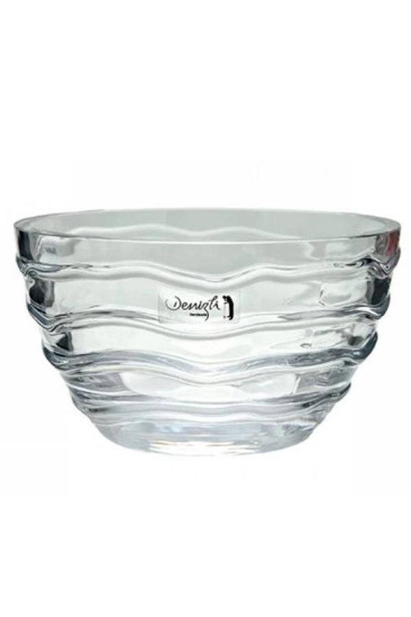 Paşabahçe Denizlicam El İmalatı Kristal Medcezir Kase 1 Adet 1011623 23269 - Image 1