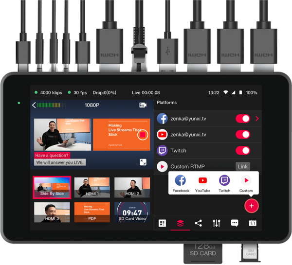 YoloBox Pro Taşınabilir Canlı Yayın Stüdyosu - Image 1