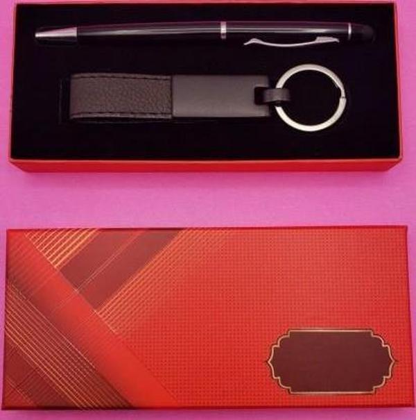 Siyah Touchpen Kalem Anahtarlık Dekoratif Hediyelik - Image 1