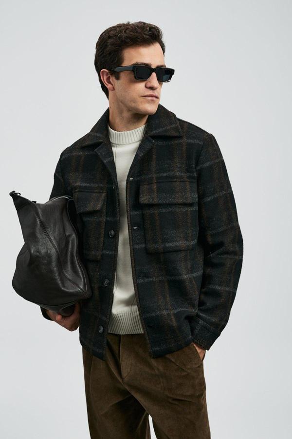 Lufian 112120263 Gooden Erkek Örme Ceket - Image 1