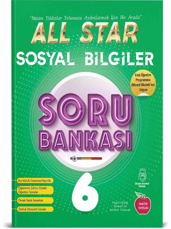 Newton Yayınları 6. Sınıf Sosyal Bilgiler All Star Soru Bankası Yeni Maarif - Newton Yayınları - Image 1