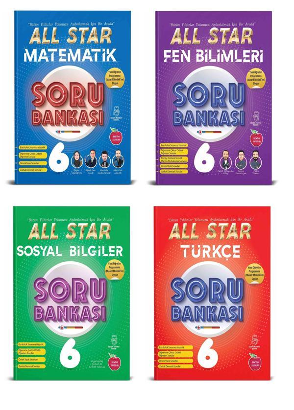 Newton Yayınları 6. Sınıf Tüm Dersler All Star Soru Bankası Seti Yeni Maarif - Newton Yayınları - Image 1