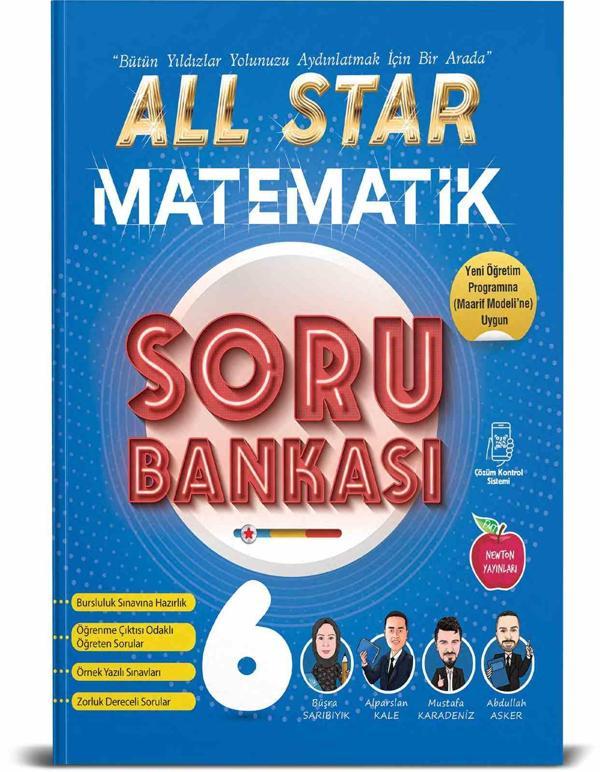 Newton Yayınları 6. Sınıf All Star Matematik Soru Bankası Yeni Maarif - Newton Yayınları - Image 1