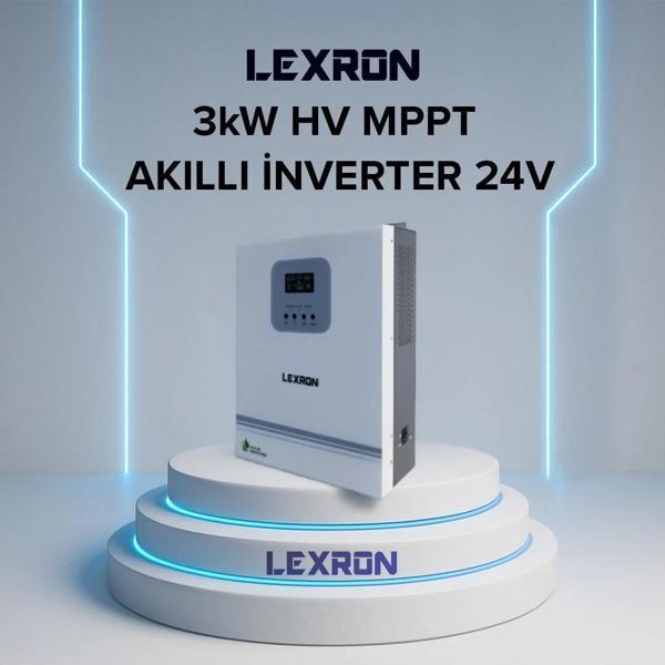 Lexron 3KW HV MPPT Akıllı İnverter 24V - Image 1
