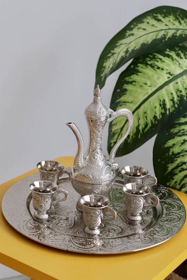 Payitaht 8 Parça Zemzem Takımı Gümüş Renk - Image 1