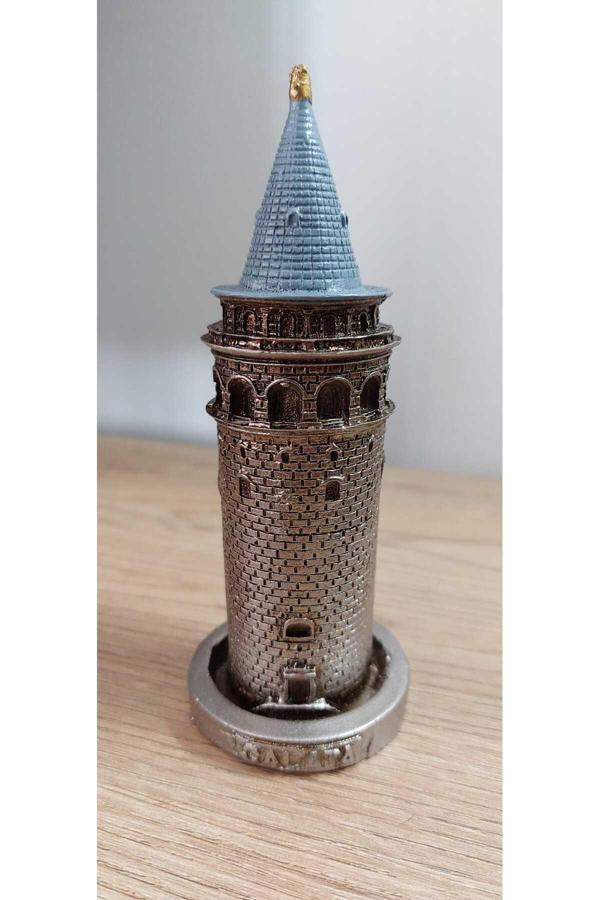 Hediye Seviyorum Galata Kulesi Bronz 14 Cm - Image 1