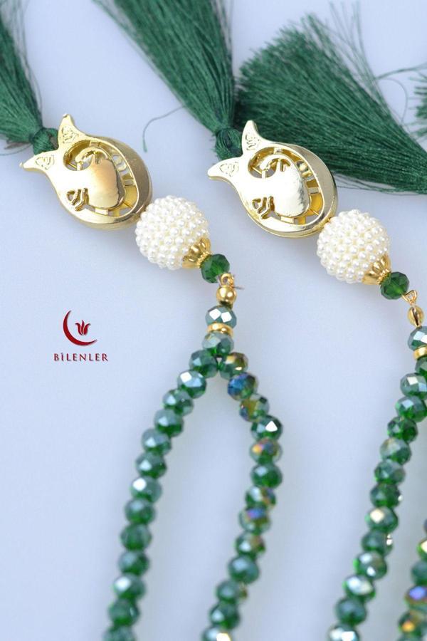 Hediyelik Mevlitlik Kristal Tesbih 99'lu Lale Imameli 1 Adet - Image 1