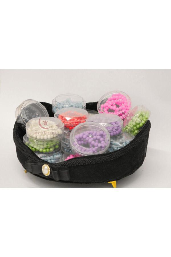 Özel Kutulu Renkli Gül Kokulu Tesbih Seti 10 Adet - Image 1