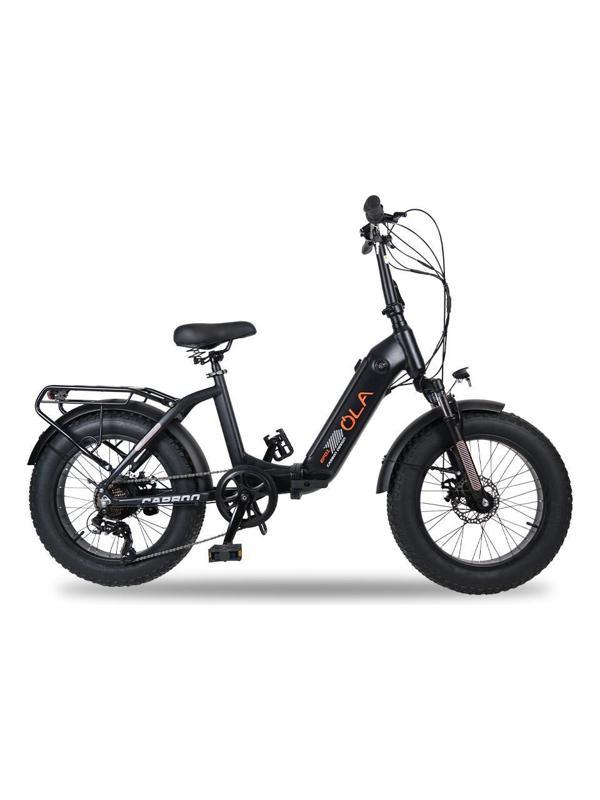 Ola Electrofold Efd1 Carbon Design Katlanabilir Elektrikli Bisiklet 20” SİYAH - Image 1