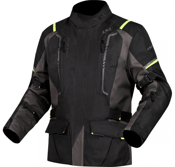 LS2 NARVIK MONT GRİ-SİYAH-NEON SARI - Image 1