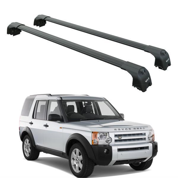 Land Rover Discovery LR3 (2004-2010) Tavan Taşıyıcı Ara Barlar – Vidalı Montaj, Toros Fix Pro, Siyah - Image 1