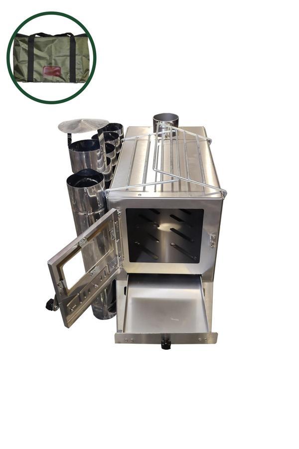 Worldcamp Krom Lüks Çadır Sobası - Image 1