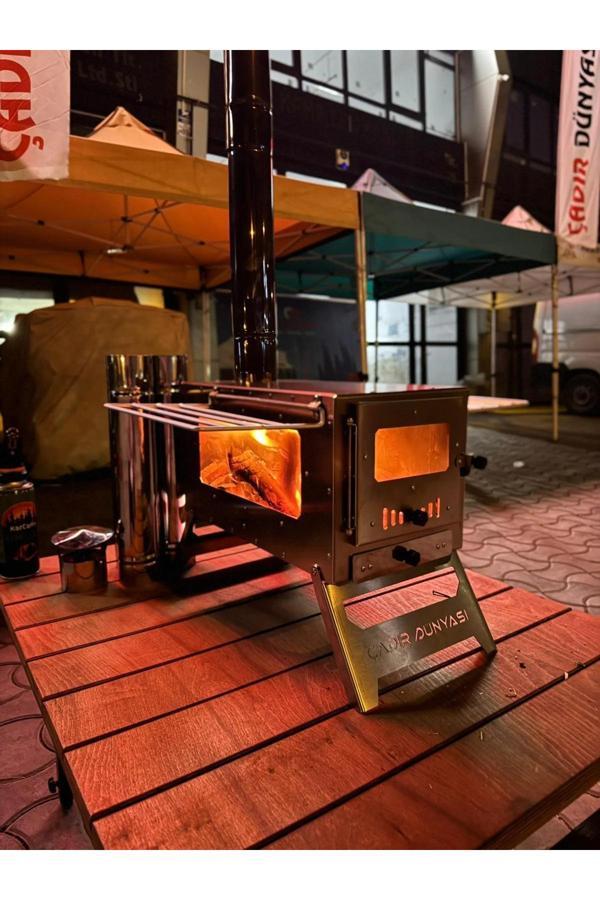 Worldcamp Krom Lüks Çadır Sobası - Image 1