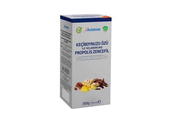 Avicenna Keçiboynuzu Özü ile Tatlandırılmış Propolis Zencefil 300 gr - Image 1