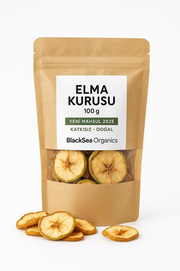 Blacksea Organics Doğal Atıştırmalık | Dağ Elması Kurusu, Katkısız & Şeker İlavesiz – 2025 Yeni Mahsül 100 Gr - Image 1