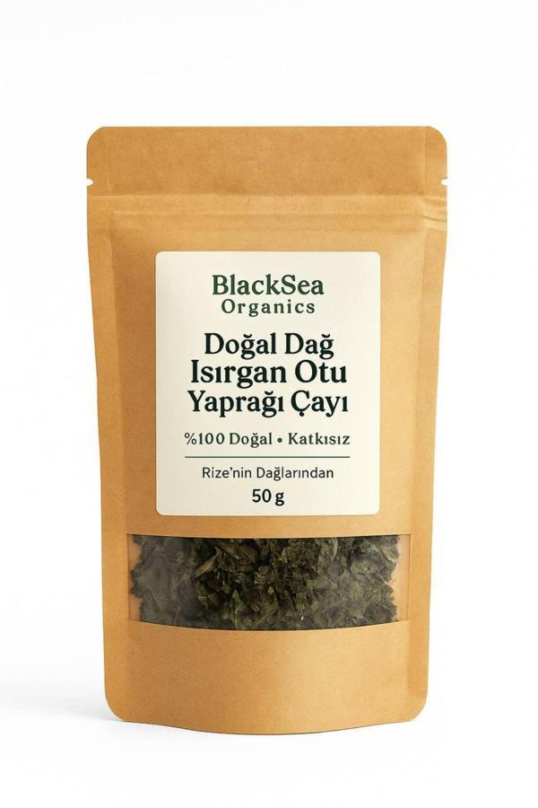 Blacksea Organics – Doğal Dağ Isırgan Otu Yaprağı Çayı (50 G) - Image 1